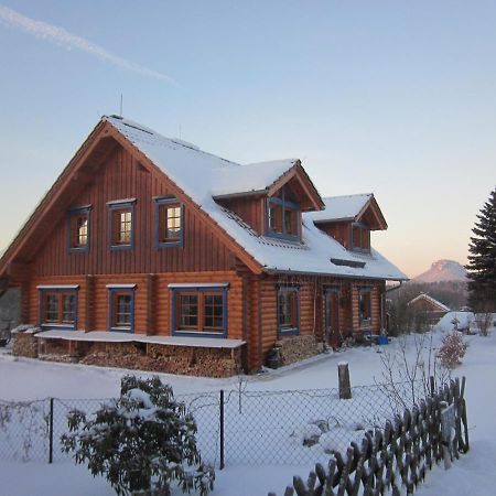 Ferienwohnung Im Blockhaus Rosenkranz Rathmannsdorf 外观 照片