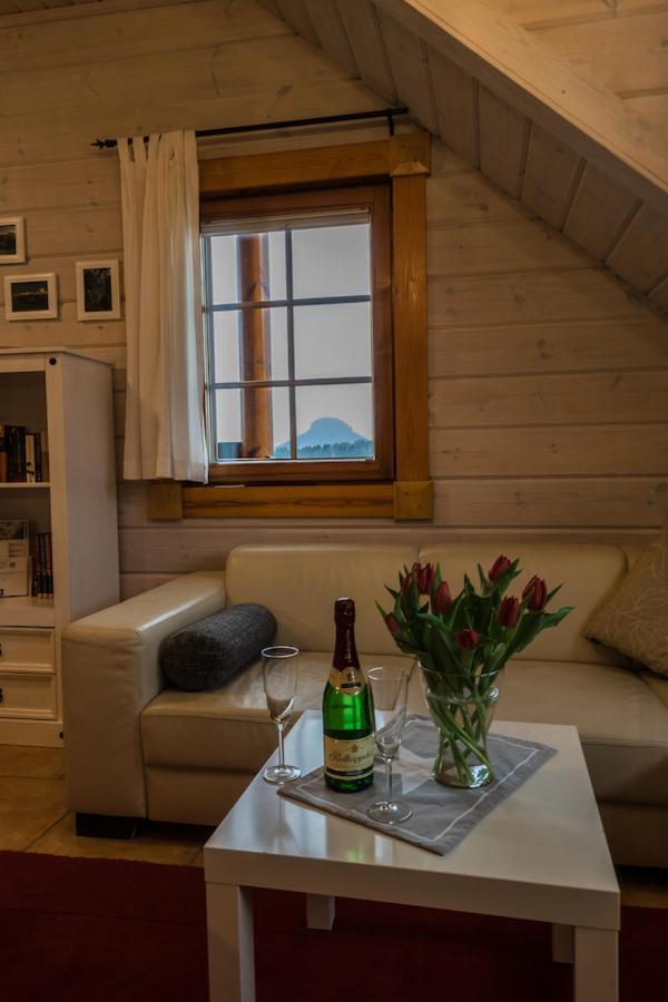 Ferienwohnung Im Blockhaus Rosenkranz Rathmannsdorf 外观 照片